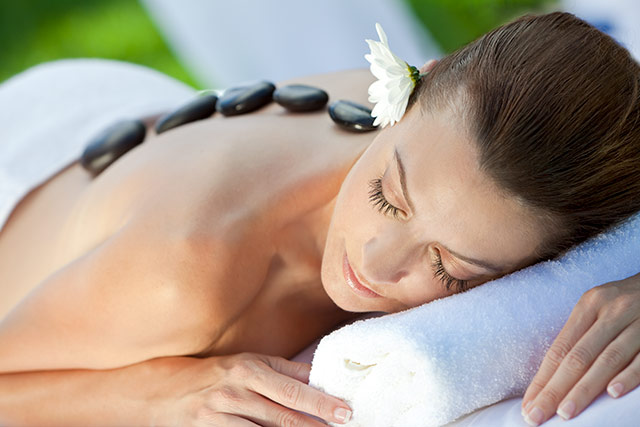 Hot Stone Massage at Aroma Touch Massage & Relation Centre.